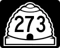 State Route 273 marker