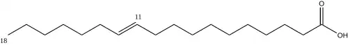 vaccenic acid structure