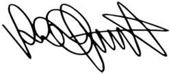 Valentino Rossi signature