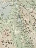 Topographic map of Vatnsdalur and surrounding area in 1921
