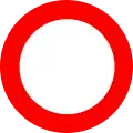 101: All vehicles prohibited