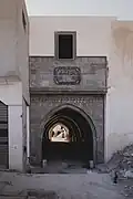 The narrow entrance to the Khan after renovations in 2019