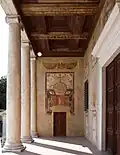 View inside the loggia
