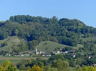 Boussy seen from Rumilly.