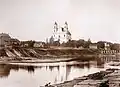 Photograph of the church (view from Kalvarijų g. side, around 1896)