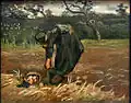 Peasant Woman Digging Up Potatoes, 1885, Royal Museum of Fine Arts, Antwerp, Belgium (F98)