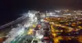 Night view of Iquique from the 36th floor of Mirador Playa Brava