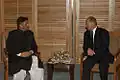 President Putin meeting with his counterpart President Musharraf in 2003.