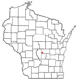 Location of Coloma, Wisconsin