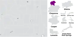Map of the district