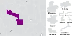 Map of the district