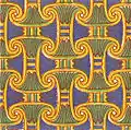 Ceiling of Egyptian tomb. Ignoring colors, this would be p4g