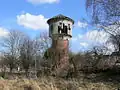 The water tower in Ribnitz-Damgarten West