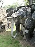 Elephants around chedi, Wat Phra Kaeo