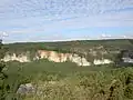 „Weiße Brüche“(white quarries) View from the Raunenstein (mountain)