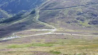 Wicklow Gap on slopes of Tonelagee