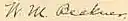 W. M. Beckner