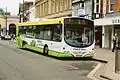 Wright Eclipse bodied Volvo B7RLE in park & ride livery in Salisbury in May 2008