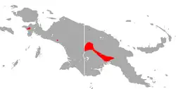 Map of range