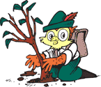 Updated cartoon owl character design