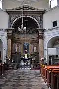 Interior with altar