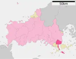 Location of Yanai
