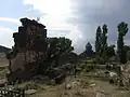 5th-century basilica ruins in cemetery