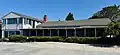 ZLAC Rowing Club, San Diego, CA, 2025, south-facing side of clubhouse