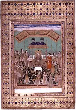 Zaman Shah attending Durbar