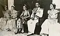 Geraldine and the Princesses wearing the Oak leave Tiaras