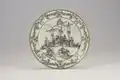 Qing dynasty plate “Crucifixion of Christ”